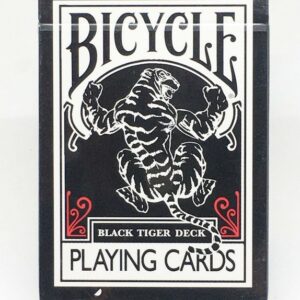 bicycle black tiger deck