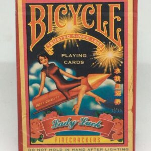 bicycle lady luch firecrackers