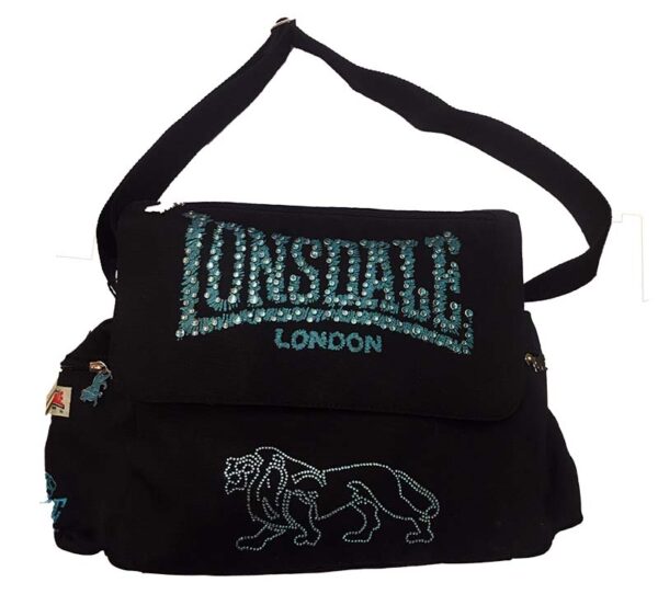 borsa a tracolla lonsdale oro blu c