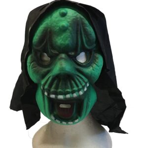 maschera goblin halloween verde