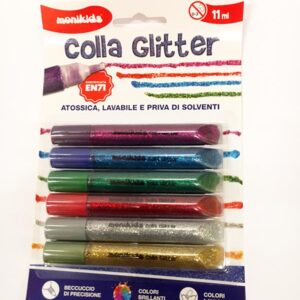 colla glitter 6 colori