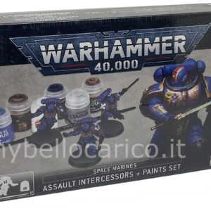 space marines assult intercessors + paint set