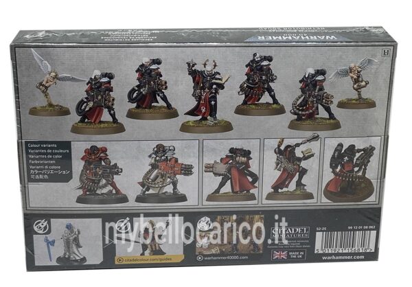 warhammer 40000 adepta sororitas retributor squad retro