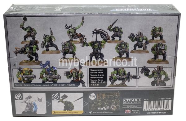 warhammer 40000 orks boyz retro