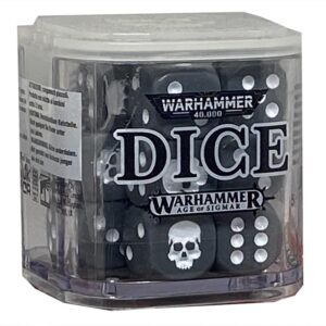 warhammer dadi da gioco grigio