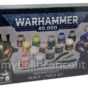 warhemmer 40000 paints + tools set