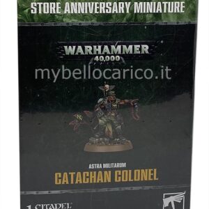 warhemmer 40000 store anniversary miniature astra militarium catachan colonel