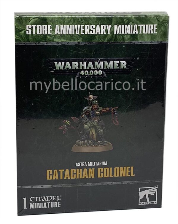 warhemmer 40000 store anniversary miniature astra militarium catachan colonel