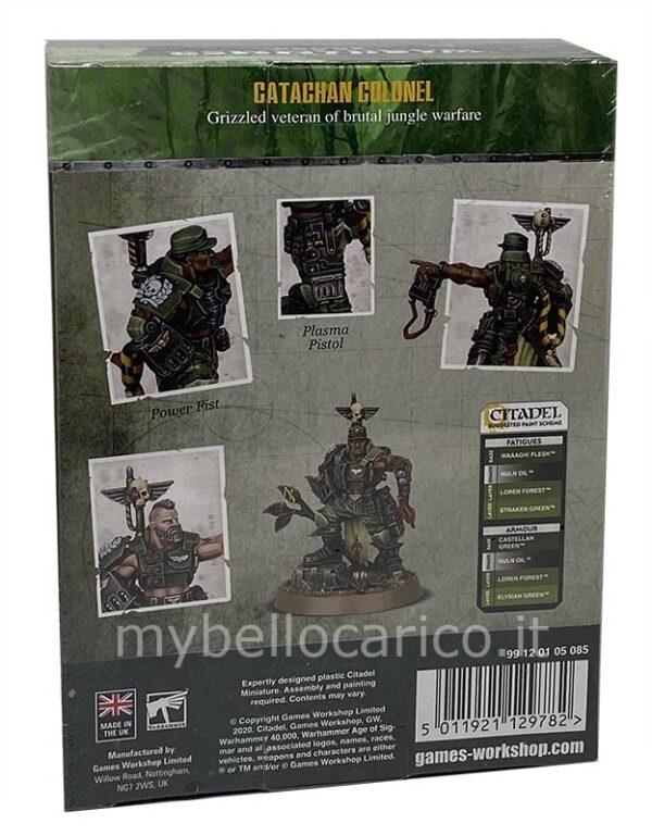 warhemmer 40000 store anniversary miniature astra militarium catachan colonel retro