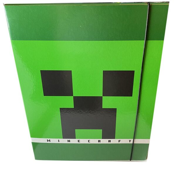 cartelletta dorso un centimetro con elastico minecraft