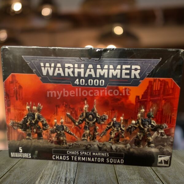 war hammer 40000 chaos space marines chaos terminator squad