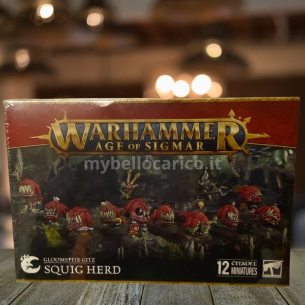 war hammer age of sigmar gloomspite gitz squig herd