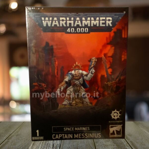 war hammer space marines captain messinius