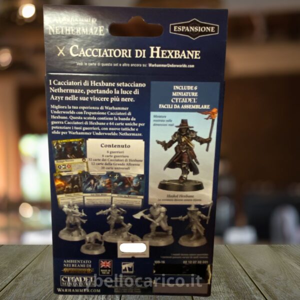 warhammer underworlds nethermaze cacciatore di hexbane