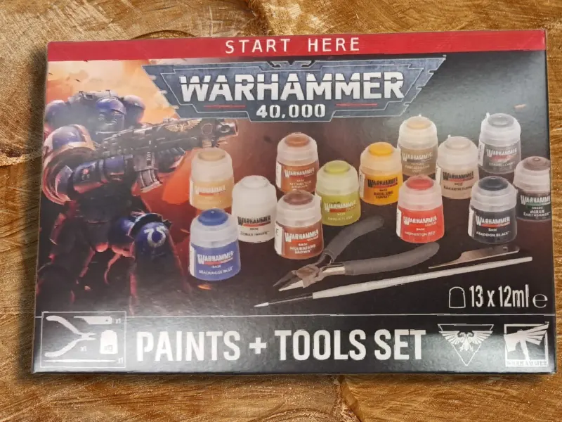 paints tool set warhammer 40000